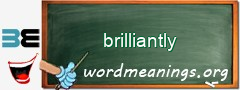 WordMeaning blackboard for brilliantly